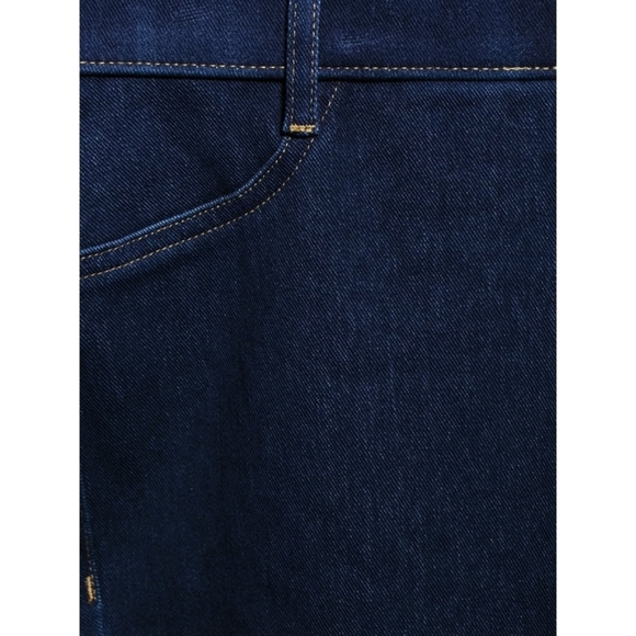 Time and Tru Women's Dark Wash Blue Stretch Knit Pull-on Jeggings Pants 0-2 XS - Picture 5 of 6